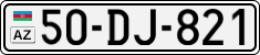 License plate of Azerbaijan, Cars