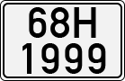 License plate of Vietnam, Cars