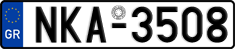 License plate of Greece, Cars