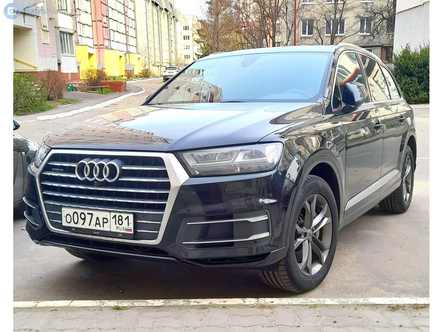 о 097 ар 181, Audi Q7 2nd gen (4MB), 2015–2019