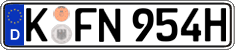 German license plate, Plates for oldtimers (type 