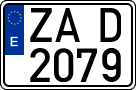 License plates of Spain, 1971 year series