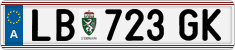 License plate of Austria, Regular plates