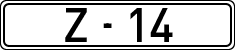 License plates of Spain, 1900 year series
