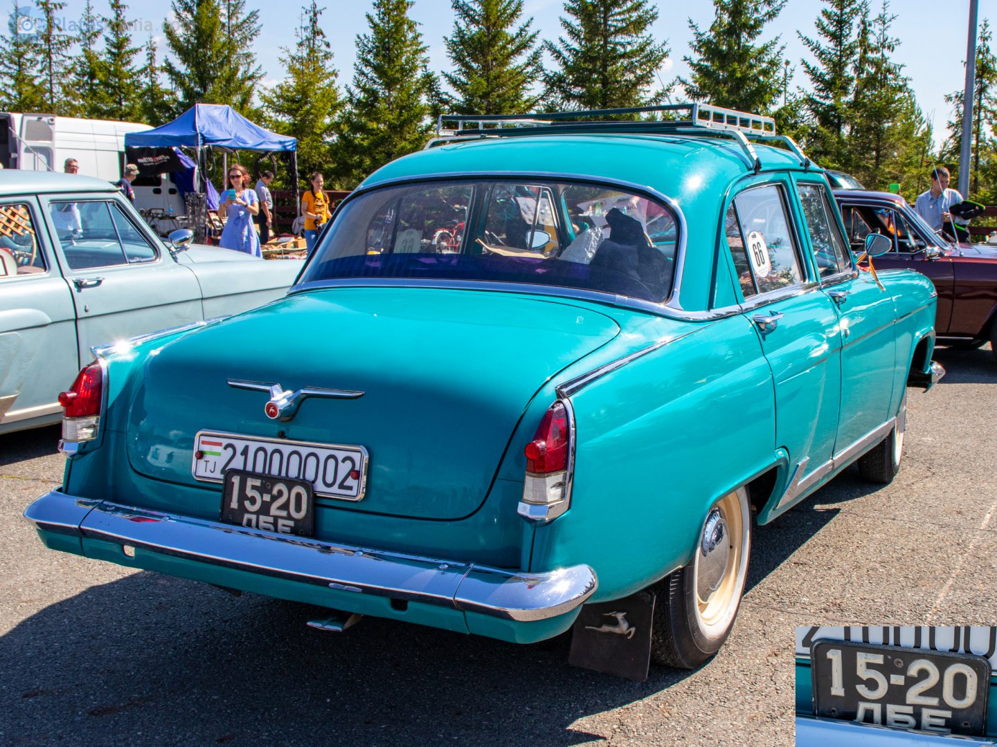 1520 ЛБЕ, License plate without vehicle 