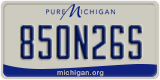 Michigan, Vanity Plates