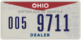 Ohio, Dealer (1(23) X1XX)