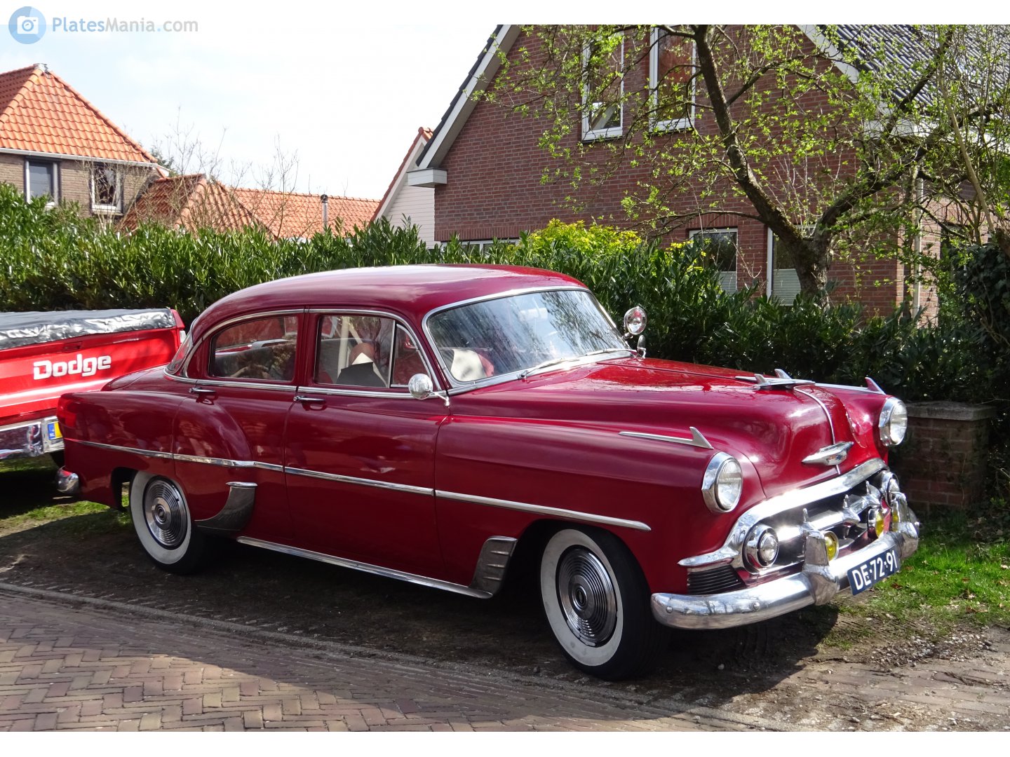 DE-72-91, Chevrolet 210 1st gen 1953 DeLuxe 4-door Sedan (B-2103-1069; A-body), 1952–1953