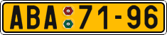 License plate of the Czech Republic, Commercial vehicles (1960)