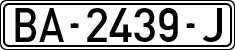 License plates of Spain, 1971 year series