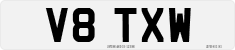 License plate of the United Kingdom, 1983 year system