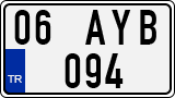 License plate of Turkey, Regular plates