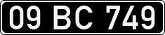 License plate of Turkey, Government and public administrations
