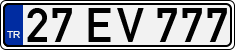 License plate of Turkey, Regular plates