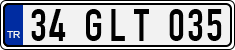 License plate of Turkey, Regular plates