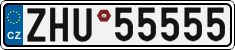 License plate of the Czech Republic, Vanity Plates