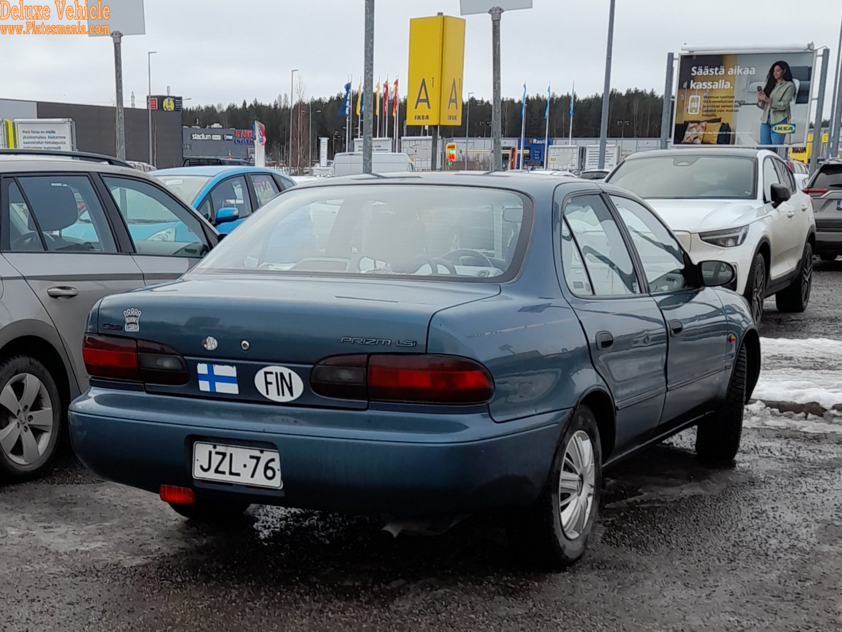 JZL-76, Geo Prizm 2nd gen Sedan (E100), 1993–1997