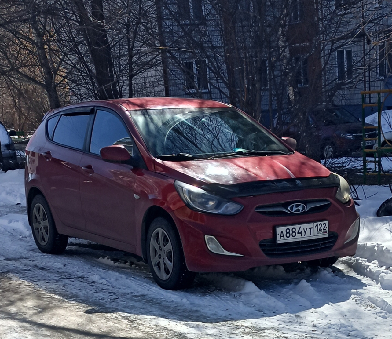 а 884 ут 122, Hyundai Solaris 1st gen Hatchback (RB), 2011–2014