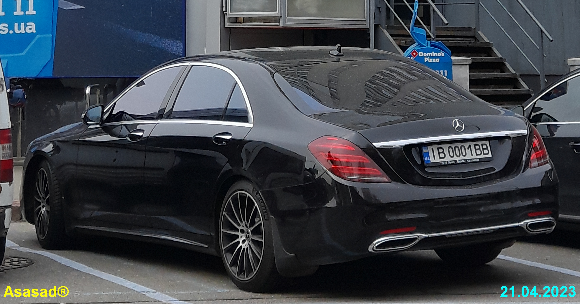 IB 0001 BB, Mercedes-Benz S-Klasse 8th gen Sedan (W222/V222), 2013–2020
