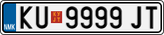 License plate of North Macedonia, Regular plates (2012)