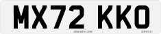 License plate of the United Kingdom, 2001 year system