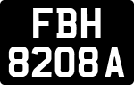 License plate of Singapore, Motorcycles