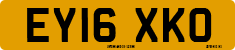 License plate of the United Kingdom, 2001 year system