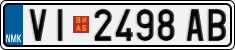 License plate of North Macedonia, Regular plates (2012)