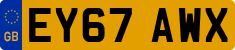 License plate of the United Kingdom, 2001 year system