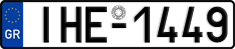 License plate of Greece, Cars