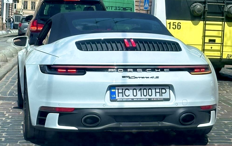 HC 0100 HP, Porsche 911 8th gen Cabrio (992.1), 2019–2024