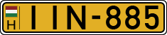 license plates of Hungary, Commercial vehicles (1990)