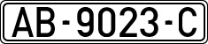 License plates of Spain, 1971 year series
