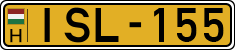 license plates of Hungary, Commercial vehicles (1990)