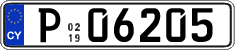 License plate of Cyprus, Trailers