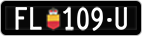 License plate of Liechtenstein, Dealer (with 