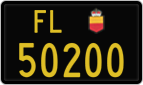 License plate of Liechtenstein, Short-term transit plates