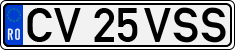 License plate of Romania, Regular plates