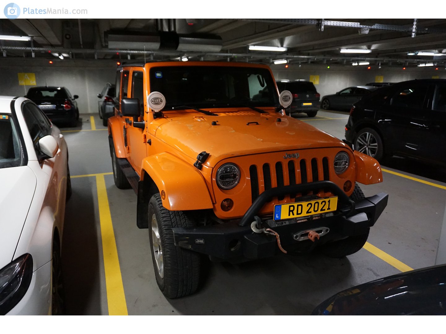 RD 2021, Jeep Wrangler 3rd gen 5-door SUV (JK), 2006–2018