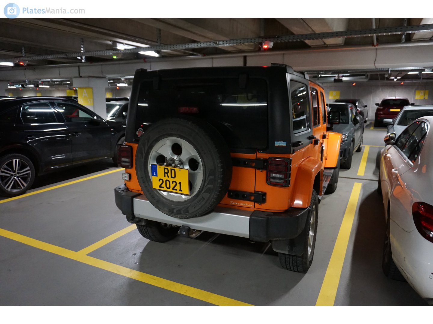 RD 2021, Jeep Wrangler 3rd gen 5-door SUV (JK), 2006–2018