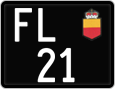 License plate of Liechtenstein, Motorcycles