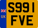 License plate of the United Kingdom, 1983 year system