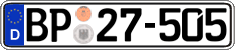 German license plate, Authorities and federal agencies