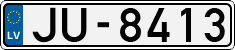 License plate of Latvia, Regular car plates