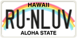 Hawaii, Vanity Plates