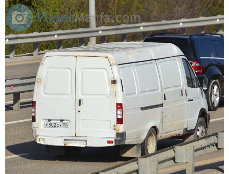 х802су93, GAZ 2705 ГАЗель