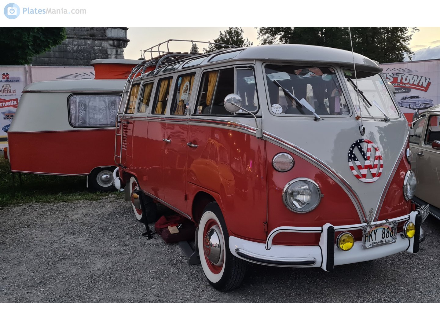 HKY 888, License plate without vehicle 