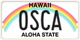 Hawaii, Vanity Plates