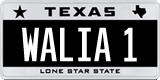 Texas, Vanity Plates