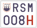 License plate of San Marino, Oldtimers (123)